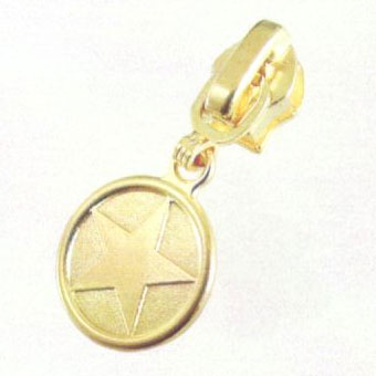 N5102WJGTG-5號(hào)自動(dòng)圓五角星片拉鏈頭口